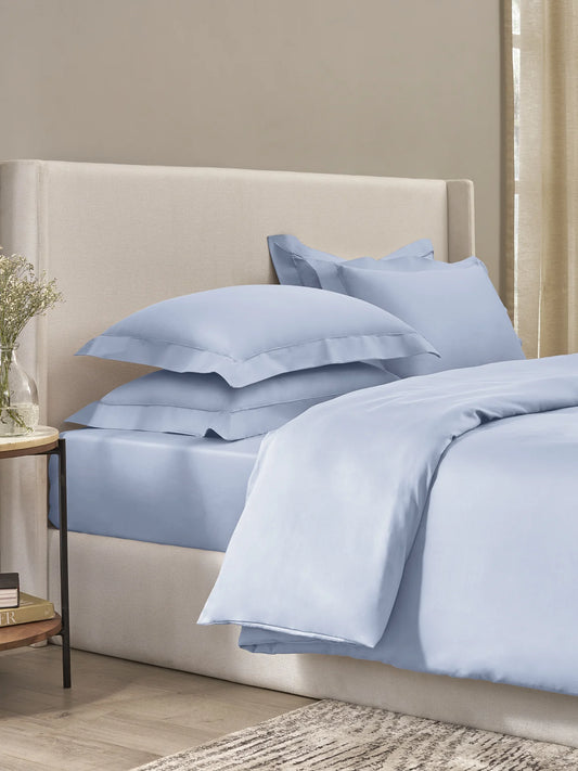 Plain Bedsheet P002 Glacier By (Sansaar A D'decor Brand)