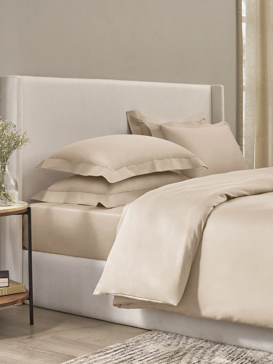 Plain Bedsheet P002 Latte By (Sansaar A D'decor Brand)