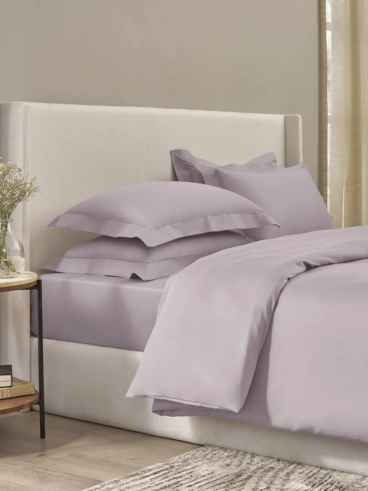Plain Bedsheet P002 Lavender By (Sansaar A D'decor Brand) Sansaar A D'decor Brand