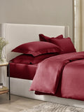 Plain Bedsheet P002 Maroon By (Sansaar A D'decor Brand) Sansaar A D'decor Brand