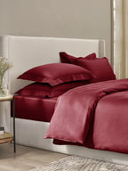 Plain Bedsheet P002 Maroon By (Sansaar A D'decor Brand) Sansaar A D'decor Brand