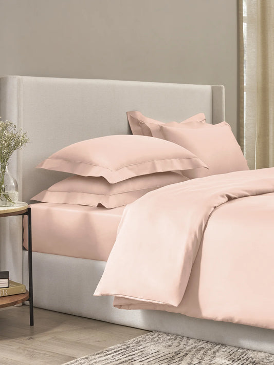 Plain Bedsheet P002 Rose By (Sansaar A D'decor Brand)