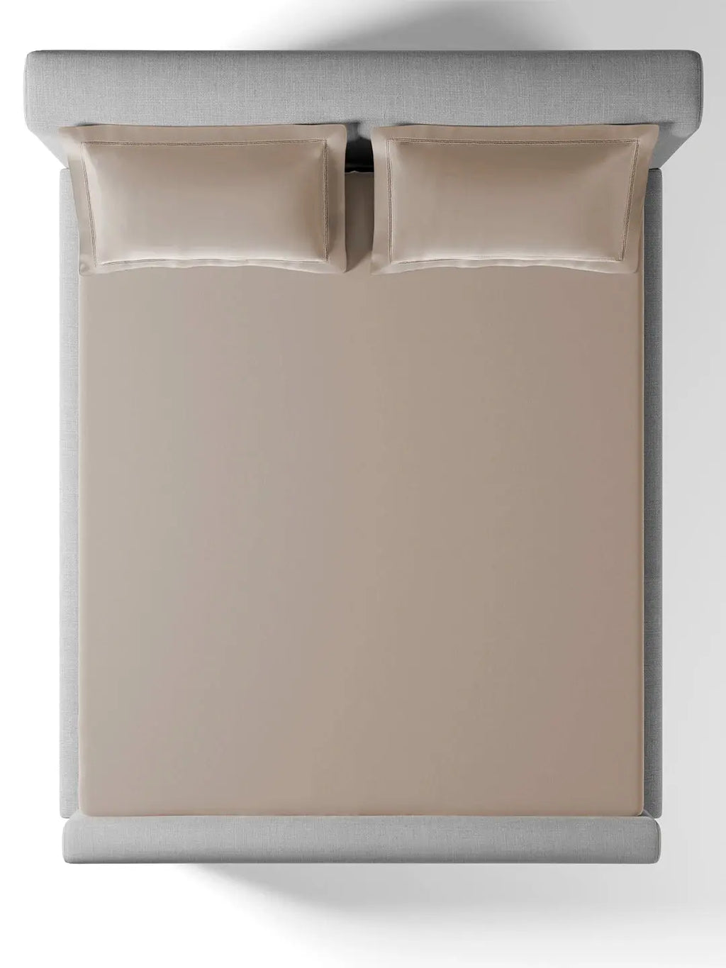 Plain Bedsheet P002 Taupe By (Sansaar A D'decor Brand) Sansaar A D'decor Brand