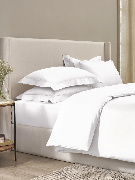 Plain Bedsheet P002 White By (Sansaar A D'decor Brand)