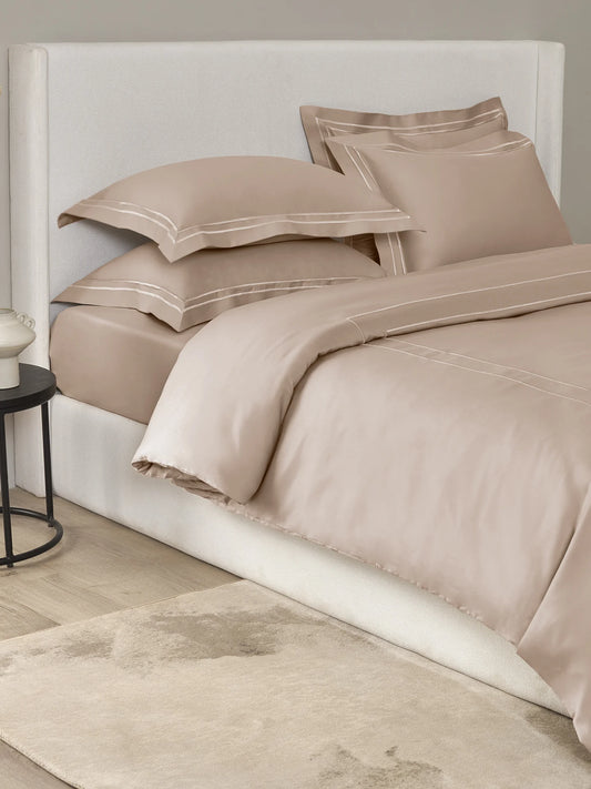 Plain Bedding Set Collection P007 Warm Taupe By (Sansaar A D'decor Brand)