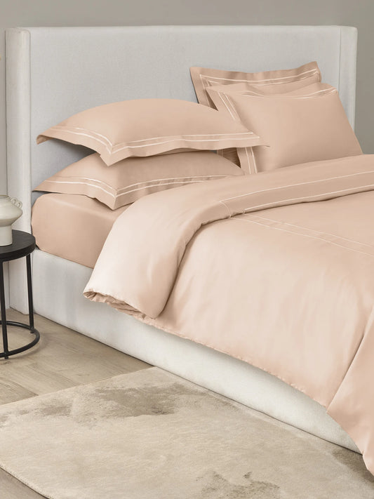 Plain Bedding Set Collection P007 Creme By (Sansaar A D'decor Brand)