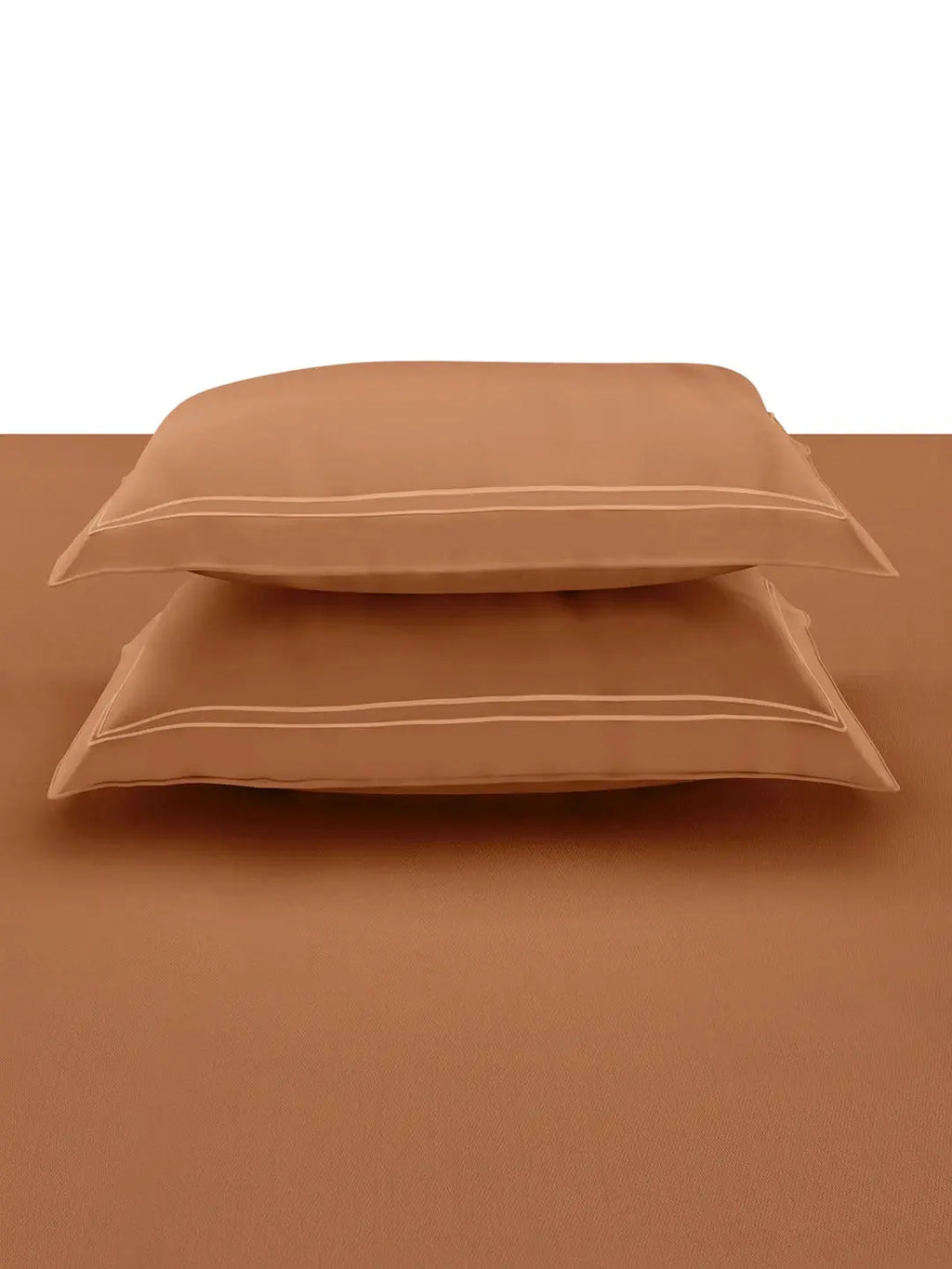 Plain Bedding Set Collection P007 Terracotta By (Sansaar A D'decor Brand) Sansaar A D'decor Brand