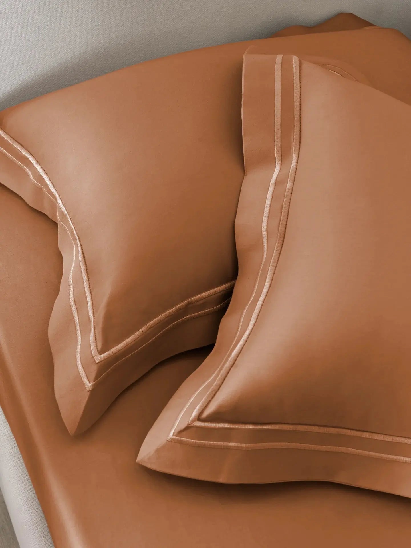 Plain Bedding Set Collection P007 Terracotta By (Sansaar A D'decor Brand) Sansaar A D'decor Brand