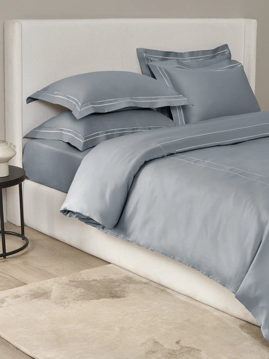 Plain Bedding Set Collection P007 Denim By (Sansaar A D'decor Brand)