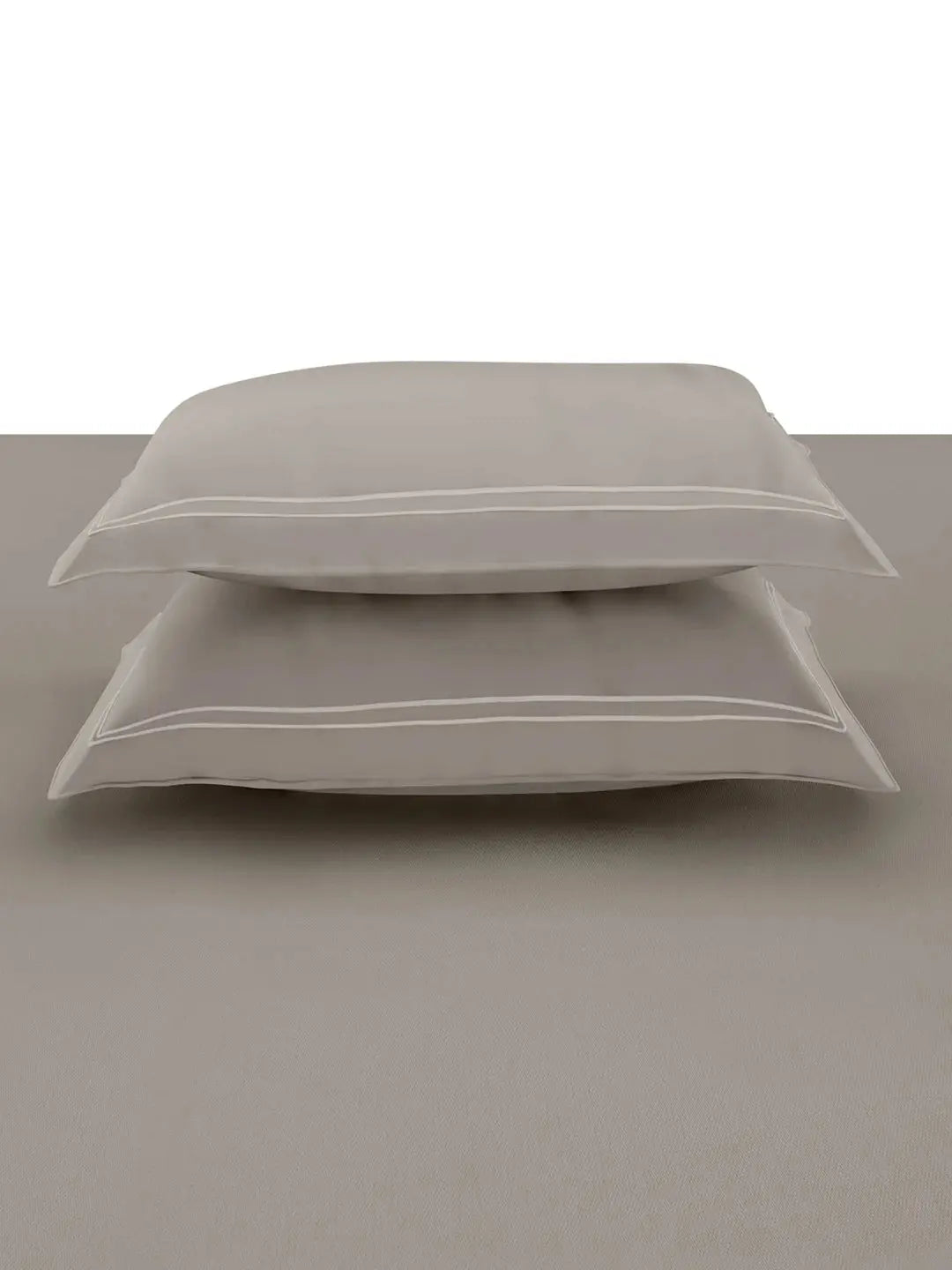 Plain Bedding Set Collection P007 Light Charcoal By (Sansaar A D'decor Brand) Sansaar A D'decor Brand