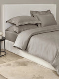 Plain Bedding Set Collection P007 Light Charcoal By (Sansaar A D'decor Brand) Sansaar A D'decor Brand