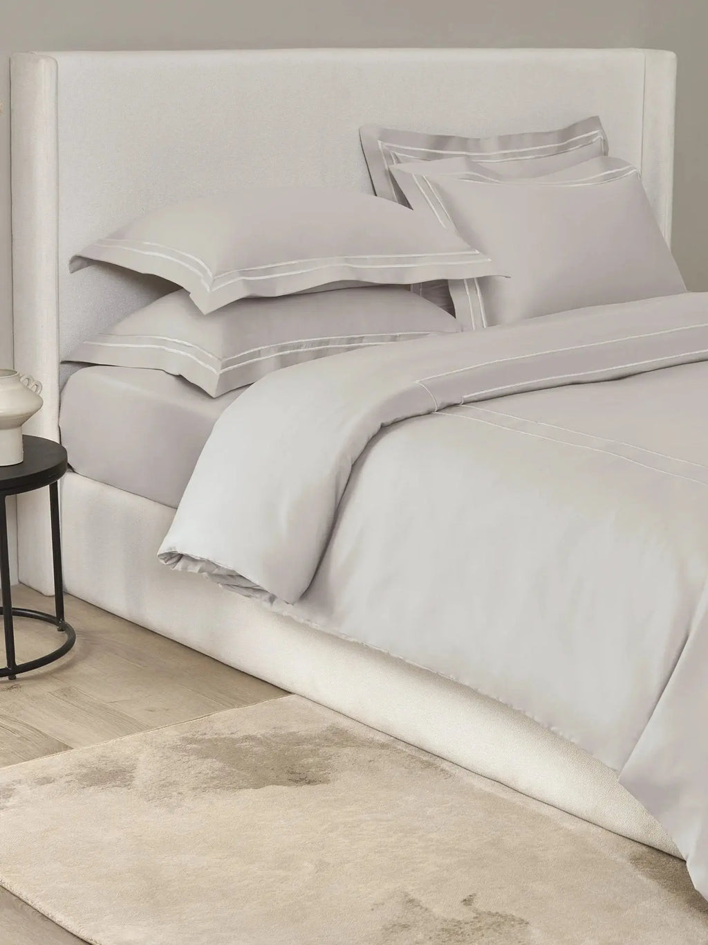 Plain Bedding Set Collection P007 Pebble By (Sansaar A D'decor Brand) Sansaar A D'decor Brand