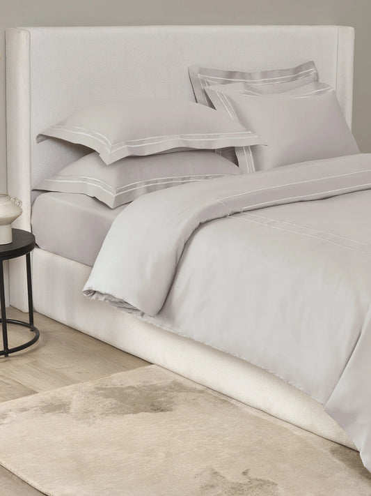 Plain Bedding Set Collection P007 Pebble By (Sansaar A D'decor Brand)