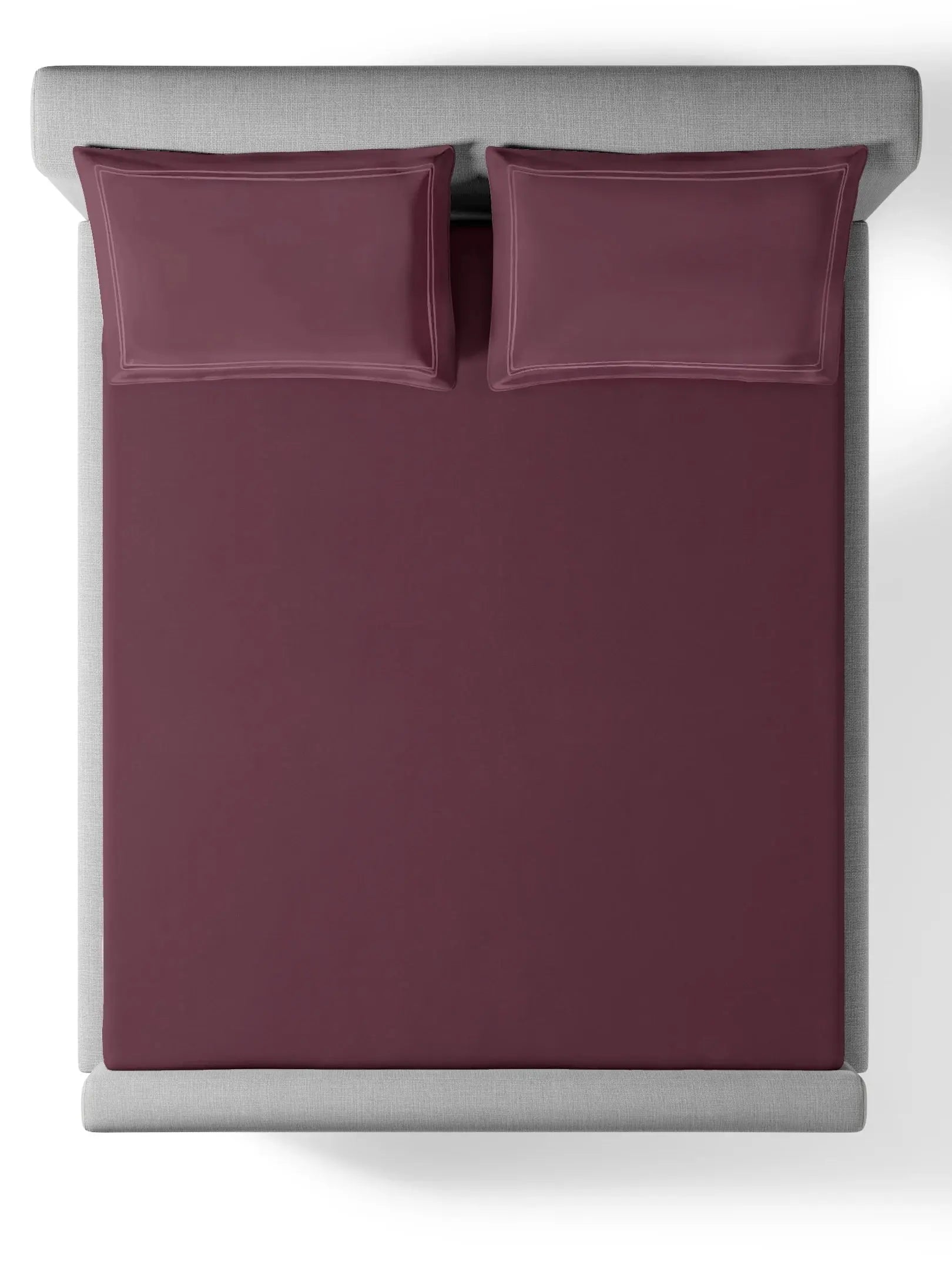 Plain Bedding Set Collection P007 Wine By (Sansaar A D'decor Brand) Sansaar A D'decor Brand