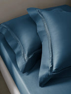 Plain Bedsheet P009 Blue Opal By (Sansaar A D'decor Brand) Sansaar A D'decor Brand