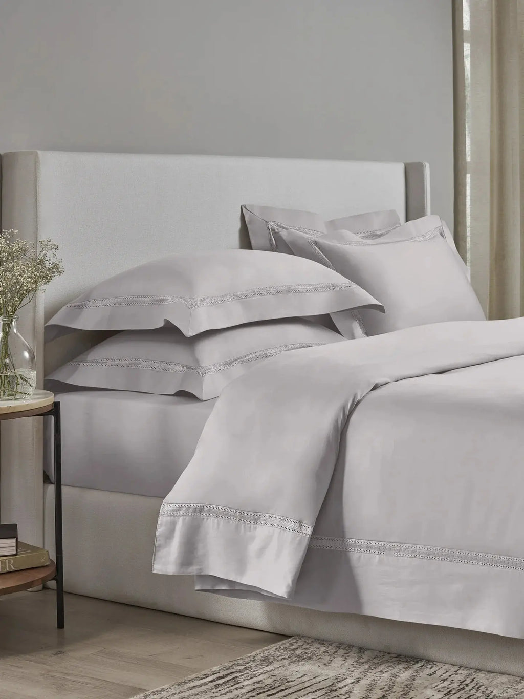 Plain Bedsheet P009 Quite Grey By (Sansaar A D'decor Brand) Sansaar A D'decor Brand