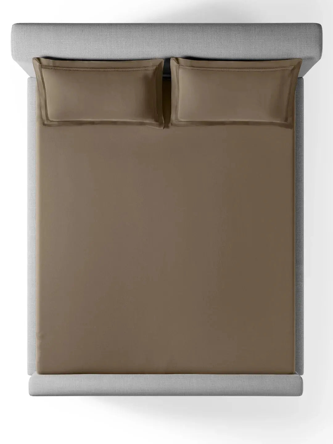 Plain Bedsheet P009 CAPPUCCINO By (Sansaar A D'decor Brand) Sansaar A D'decor Brand