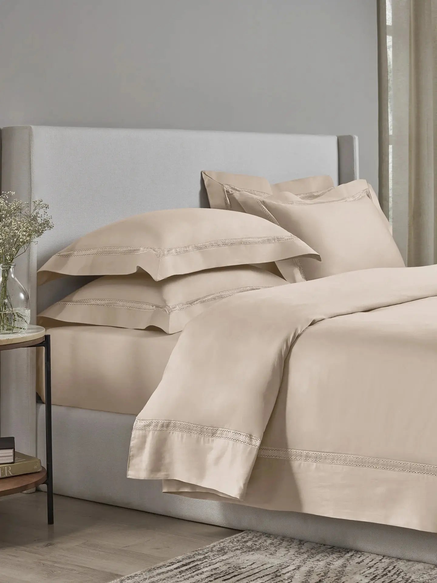 Plain Bedsheet P009 Latte By (Sansaar A D'decor Brand) Sansaar A D'decor Brand