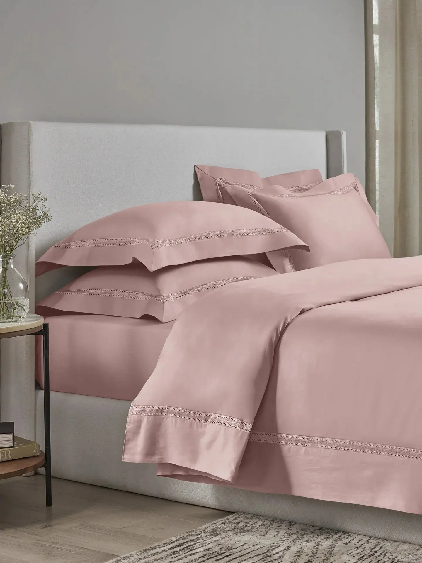 Plain Bedsheet P009 Orchid By (Sansaar A D'decor Brand) Sansaar A D'decor Brand