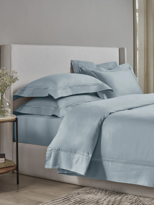 Plain Bedsheet P009 Steel Blue By (Sansaar A D'decor Brand)