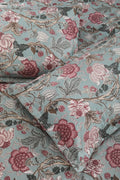 Blooming Chintz Cotton Bedsheet 90 X 108 in - grahsajja