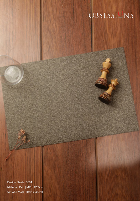 Obsessions Canvas Table Mat 6pcsSet
