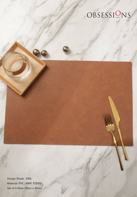 Obsessions Canvas Table Mat 6pcs Set