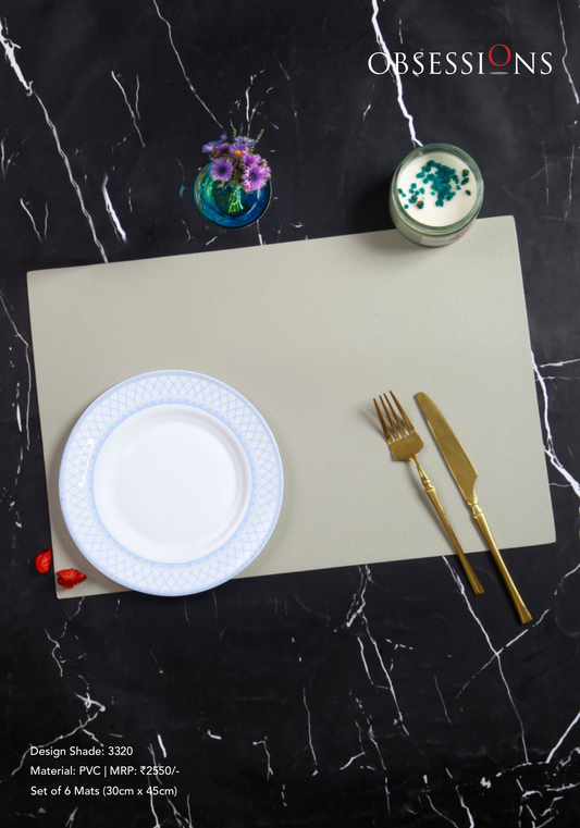 Obsessions Canvas Table Mat 6pcs Set