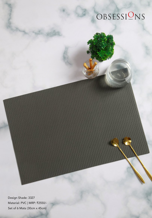 Obsessions Canvas Table Mat 6pcs Set