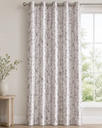 Purple Botanical Curtain | Grahsajja | Polyester | 48 Inch Width