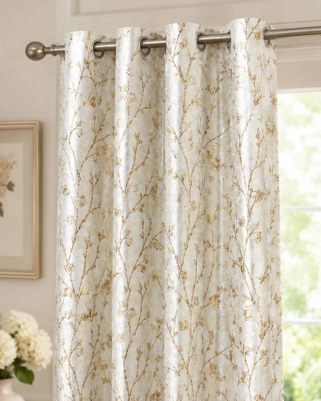 Blossom Curtain | Grahsajja | Polyester | 48 Inch Width