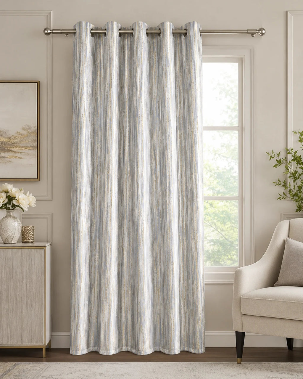 Design No. 805 Curtain | Grahsajja | Polyester | 48 Inch Width
