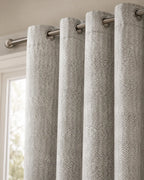 Design No. 1108 Curtain | Grahsajja | Polyester | 48 Inch Width Grey
