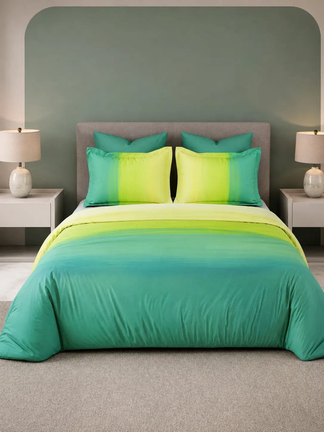D'decor Bedsheet Super King Size BALAYAGE Cascade Esteem Collection