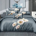Florida Cinderella Digital Print King Size Warm Bedsheet with Pillow Covers - Winter Bedsheet Trident