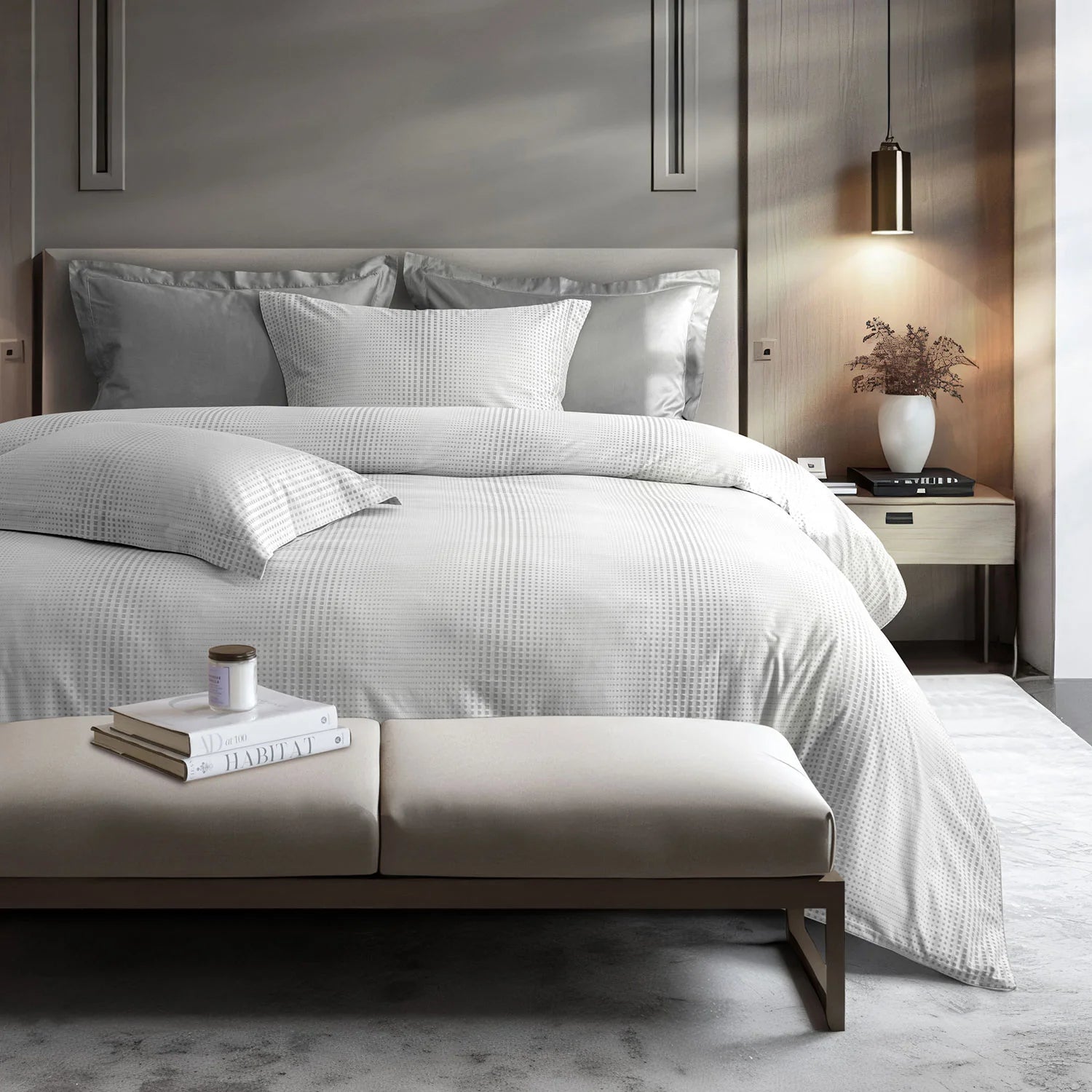 700 TC ITALIAN COUTURE LUXURY BEDSHEET SET 208