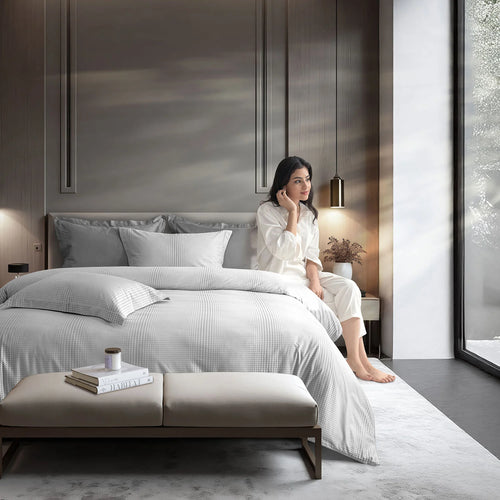 700 TC ITALIAN COUTURE LUXURY BEDSHEET SET 208