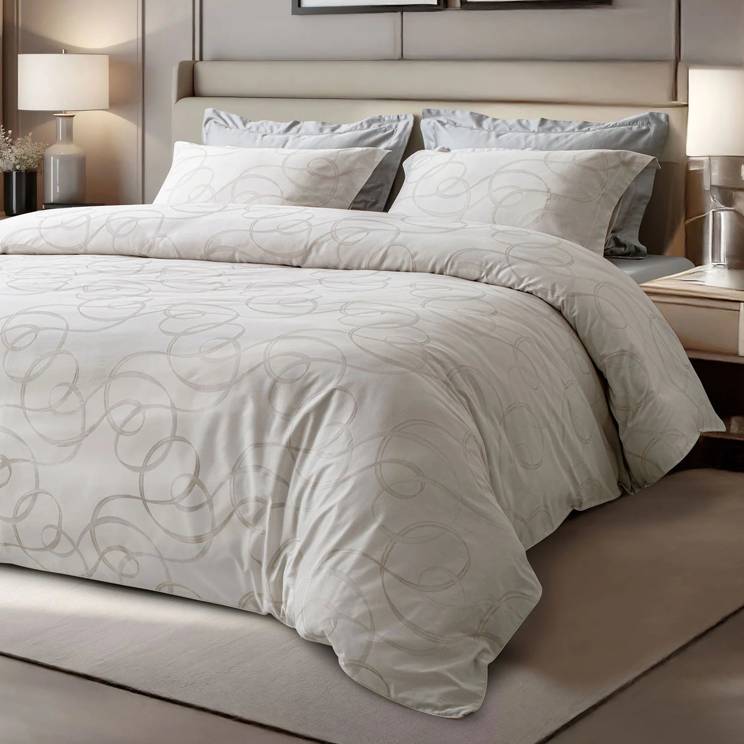 700 TC ITALIAN COUTURE LUXURY BEDSHEET SET 205