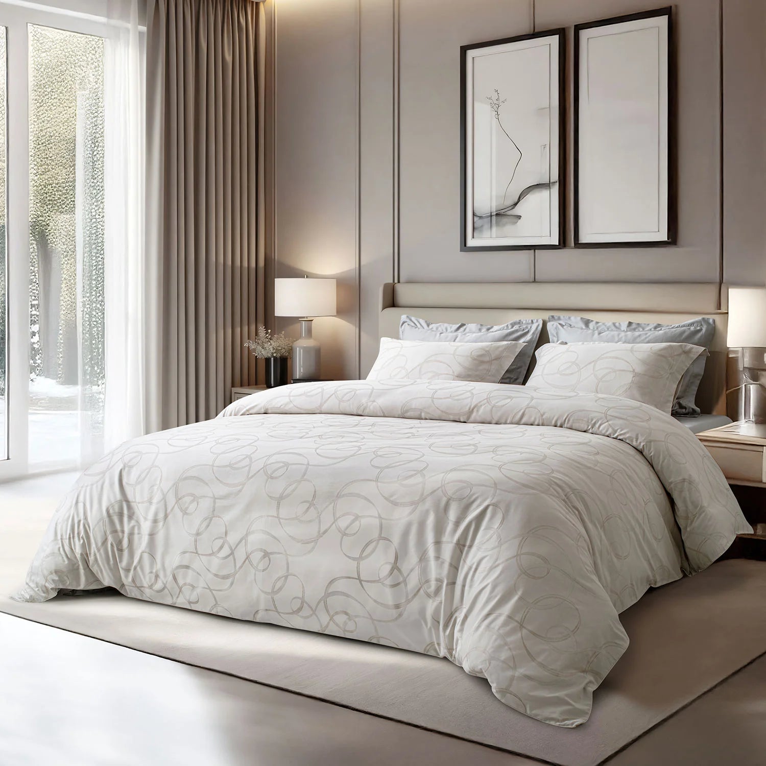 700 TC ITALIAN COUTURE LUXURY BEDSHEET SET 205