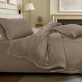 Premium 500 TC 100% Cotton Dolce Vita Bedding Brown SPREAD HOME PROD PVT LTD.