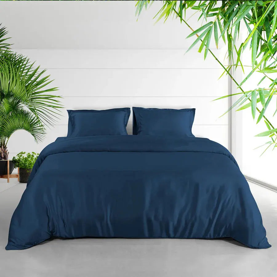 Spread Home BAMBOO PERFORMANCE BEDSHEET Ink Blue - grahsajja