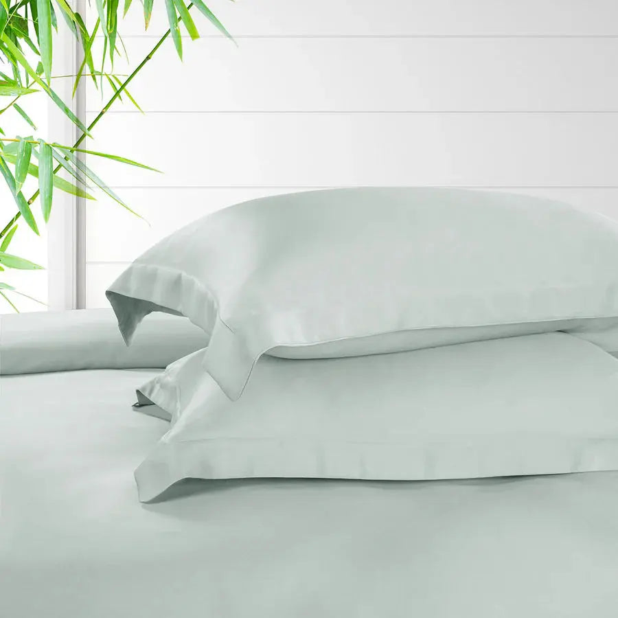 Spread Home BAMBOO PERFORMANCE BEDSHEET Milky Green - grahsajja