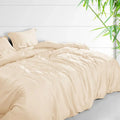 Spread Home BAMBOO PERFORMANCE BEDSHEET Vanilla - grahsajja