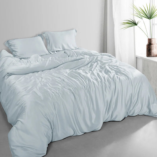 Spread Home BAMBOO PERFORMANCE BEDSHEET Wishper Blue - grahsajja