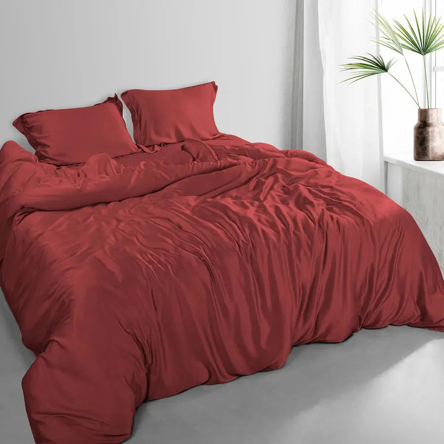 Spread Home BAMBOO PERFORMANCE BEDSHEET Baked Apple - grahsajja