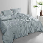 Spread Home BAMBOO PERFORMANCE BEDSHEET Neutral Grey - grahsajja