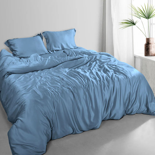 Spread Home BAMBOO PERFORMANCE BEDSHEET Heritage Blue - grahsajja