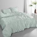 Spread Home BAMBOO PERFORMANCE BEDSHEET Milky Green - grahsajja