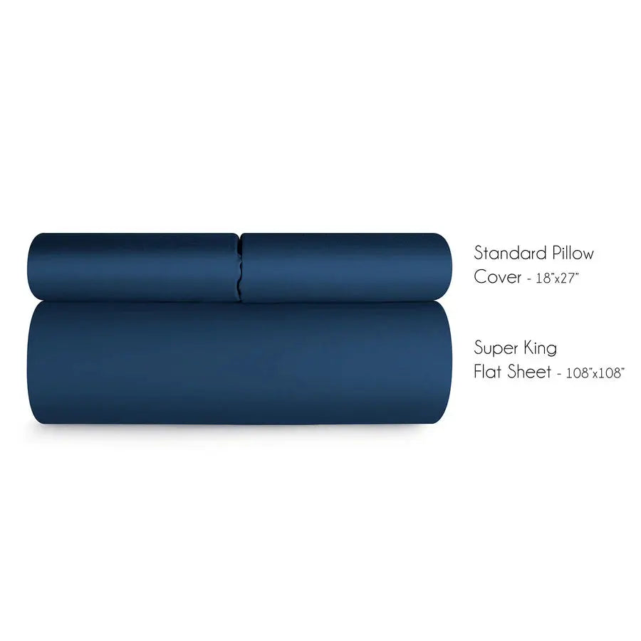 Spread Home BAMBOO PERFORMANCE BEDSHEET Ink Blue - grahsajja