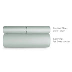 Spread Home BAMBOO PERFORMANCE BEDSHEET Milky Green - grahsajja